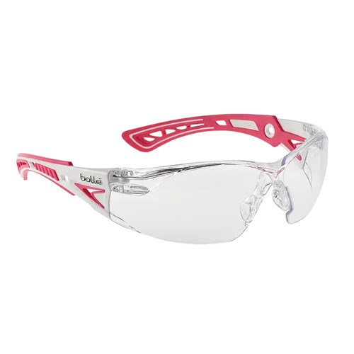 Bolle Rush+ Small Safety Glasses Supporting Breast Cancer Network Australia