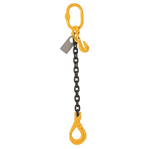 Csa 26mm 1Leg 8Mtr C/W Clevis Self Locking Hook & Grab Hook
