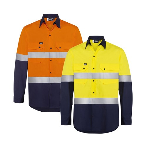 Boomerang Mens Hi-Vis Cotton Ripstop Shirt