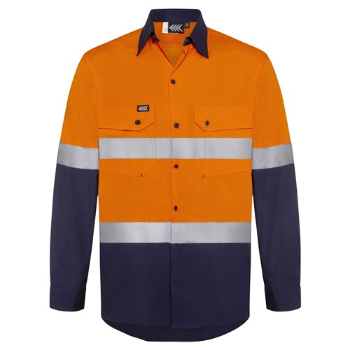 Boomerang Mens Hi-Vis Cotton Ripstop Shirt