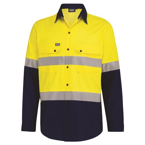 Boomerang Mens Hi-Vis Cotton Ripstop Shirt