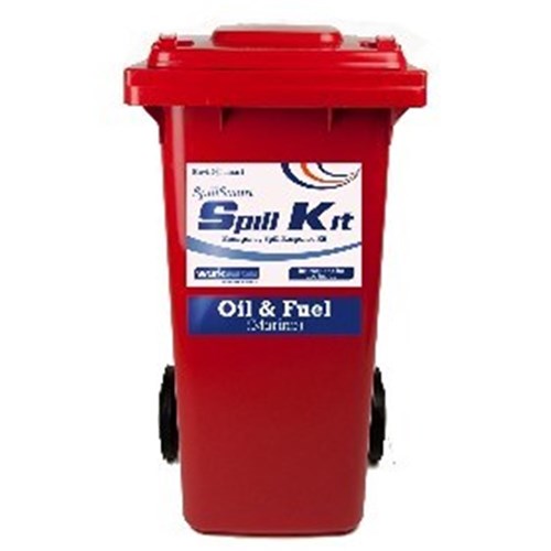 Spillsmart Spill Kit 120Lt Wheelie Bin Oil & Fuel