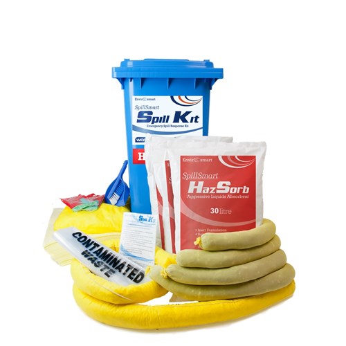 SpillSmart HazChem Wheelie Bin Spill Kit 240lt