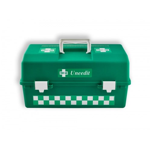 Uneedit Complete National Standard Workplace First Aid Kit Portable Plastic Case