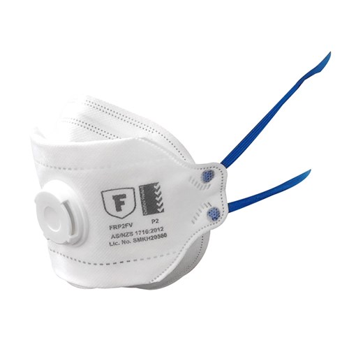 Frontier Disposable P2 Flat Fold Respirator with Valve