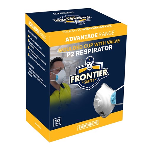 Frontier Disposable P2 Moulded Respirator with Valve