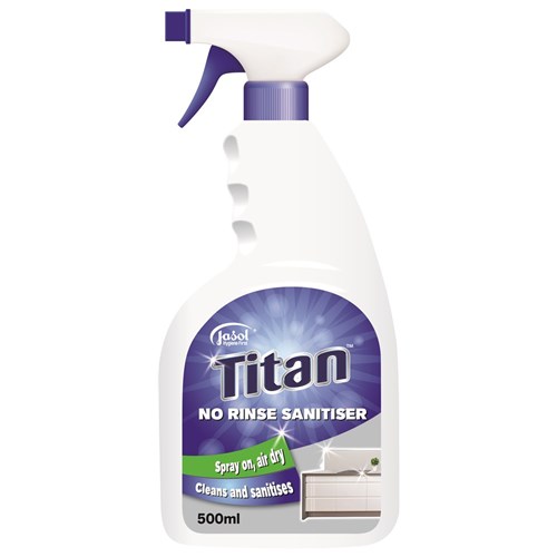 Sanitiser Jasol Titan No Rinse 12 x 500ml