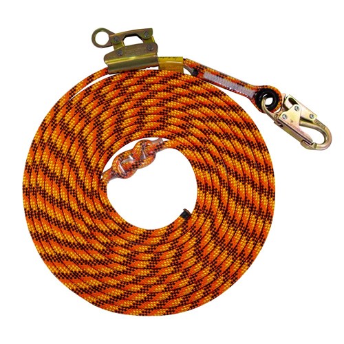 B-Safe Kernmantle Safety Line with Steel Grab