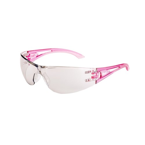 Safety Glasses Mack Vx2Z Crystal Pink Clear Mirror Lens Hydrophobic  Moq 12 Pairs