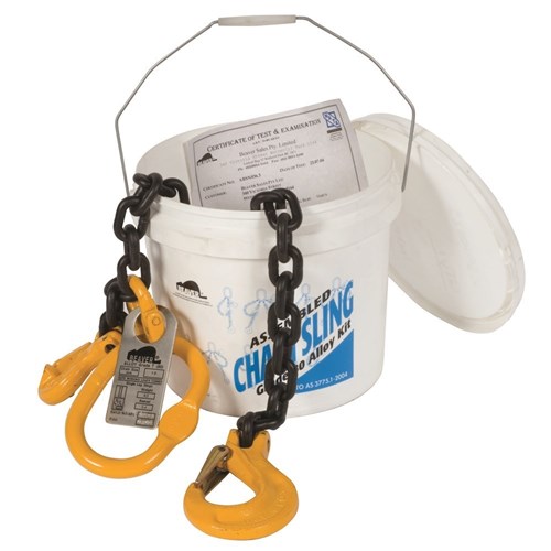 Beaver G80 Single and Double Leg Chain Sling With Clevis Sling Hook