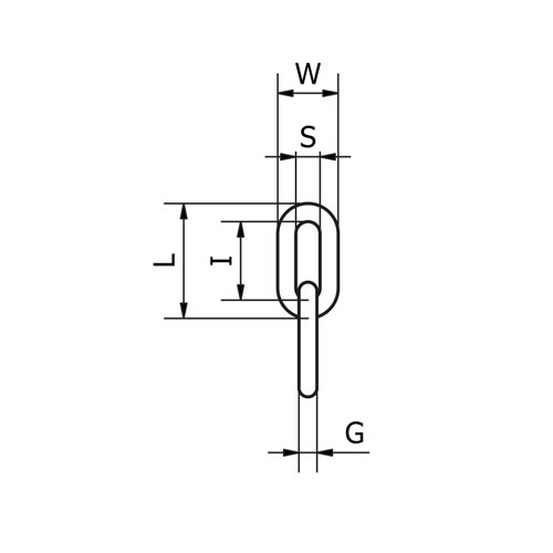 Beaver Plastic Chain - Long Link (50m Reel)