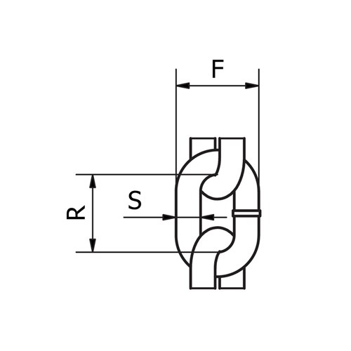 Chain Stainless Regular Link Gr316 2mm