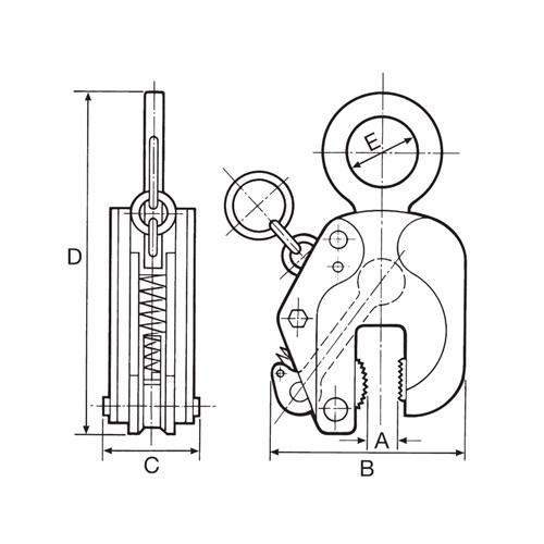 Beaver VC Vertical Plate Clamp