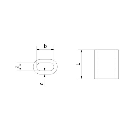 Beaver Wire Rope Aluminium Ferrules