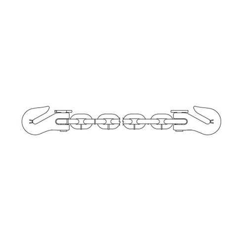 Beaver Grade 70 Transport Load Chain Kit With Grab Hooks on Each End