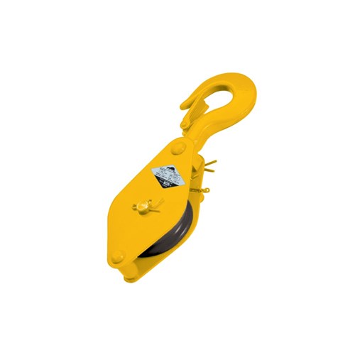 Beaver Single-Hand Operated Sheave Blocks with Swivel Hook