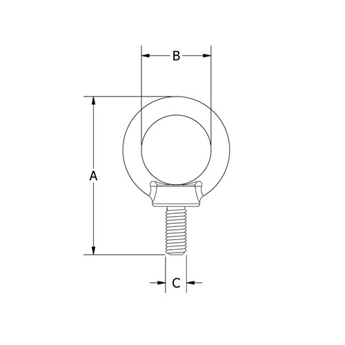 Beaver G316 Stainless Steel Eye Bolt