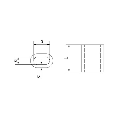 Beaver Wire Rope Nickle Plated Copper Ferrules