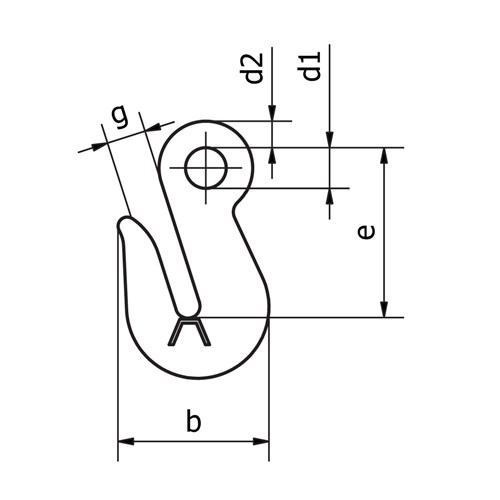 Beaver G80 Eye Shortening Grab Hook