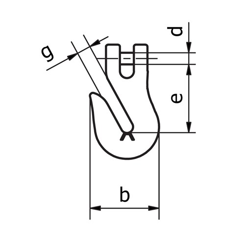 Beaver G80 Clevis Shortening Grab Hook