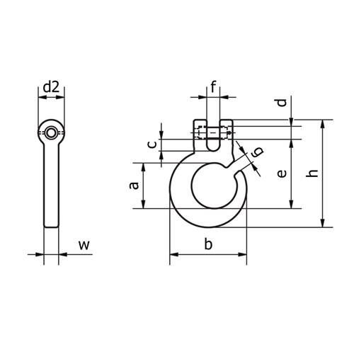 Beaver G80 Clevis Choker Hook