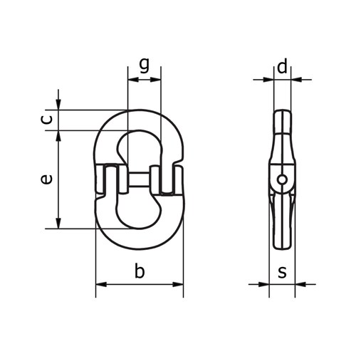 Beaver G50 Stainless Steel Connecting Link