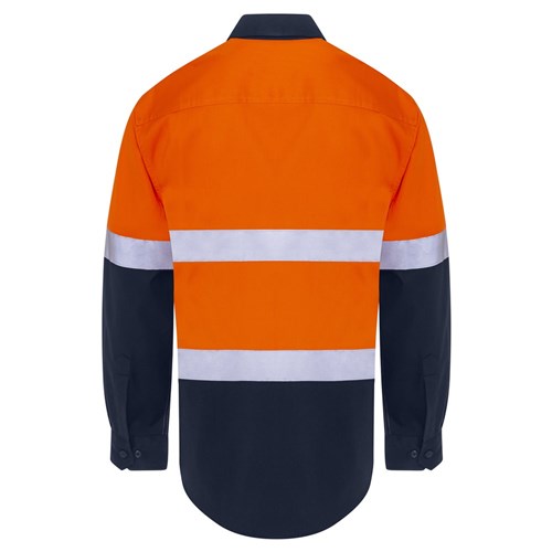 Mack Mens LS 2 Tone Taped Cotton Shirt Modern Fit190 gsm
