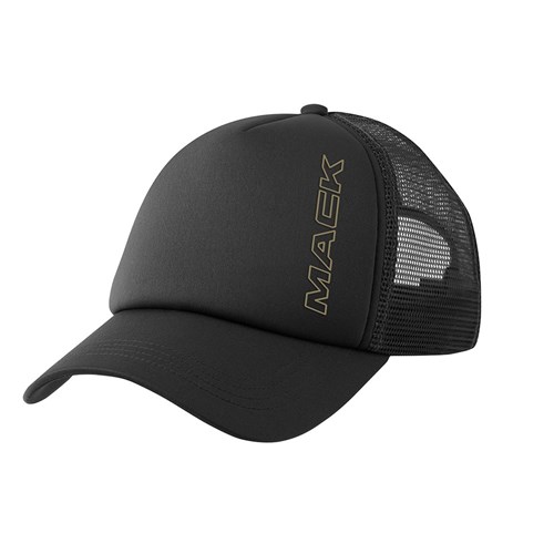 Mack Curved Brim Foam Trucker Cap
