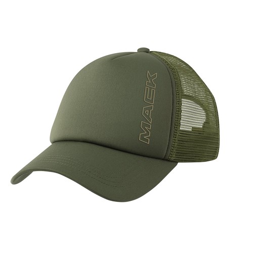 Mack Curved Brim Foam Trucker Cap