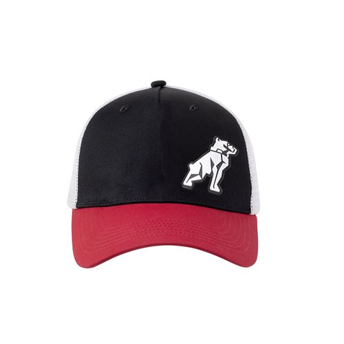 Mack Tri Colour Curved Brim Trucker Cap