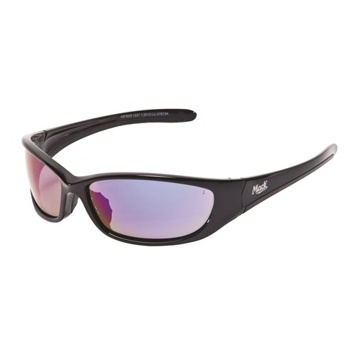 Mack Convoy Blue Mirror Safety Glasses