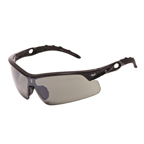 Mack Hazzard Gunmetal Safety Glasses