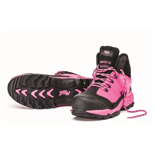 Pink mack boots deals