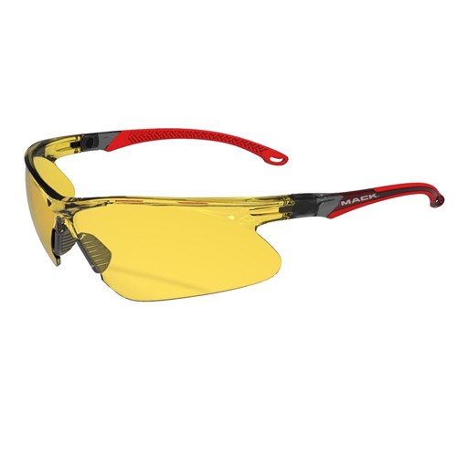 Mack Wave Amber Safety Glasses