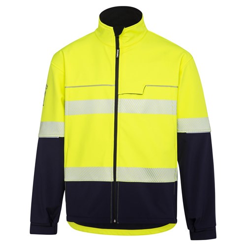 Mack Xenon 2Tone Hi Vis Taped Recyled Softshell Jacket