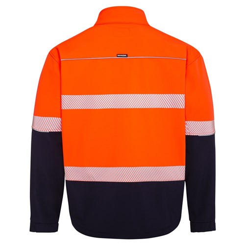 Mack Xenon 2Tone Hi Vis Taped Recyled Softshell Jacket
