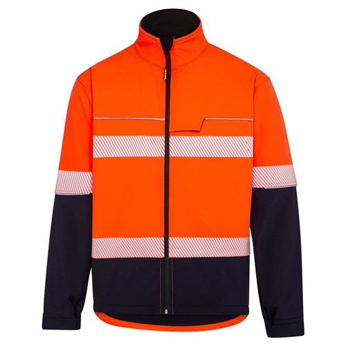 Mack Xenon 2Tone Hi Vis Taped Recyled Softshell Jacket