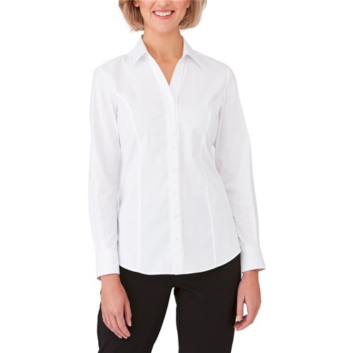 City Collection Ladies City Stretch Long Sleeve Shirt