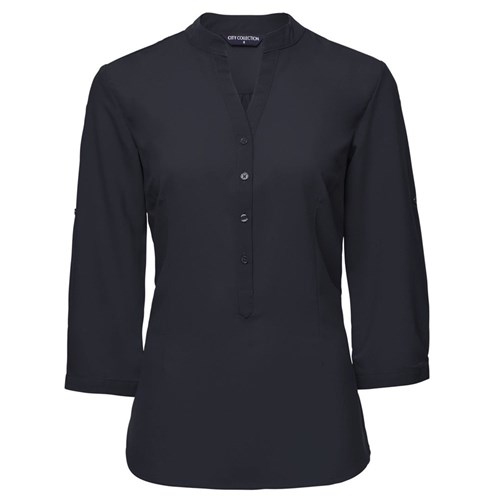 City Collection Ladies So Ezy 3/4 Sleeve Shirt