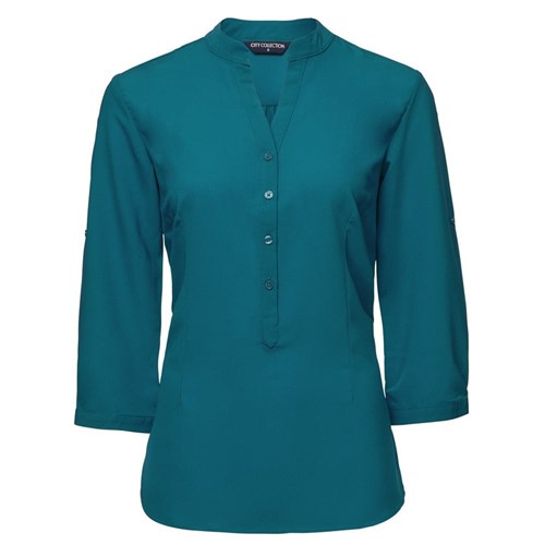 City Collection Ladies So Ezy 3/4 Sleeve Shirt
