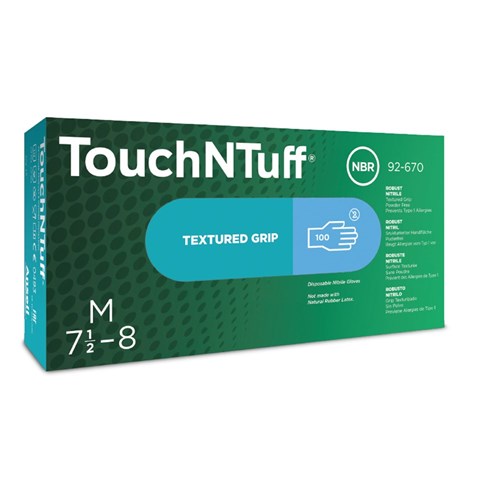 Ansell TouchNTuff 92-670 Disposable Gloves