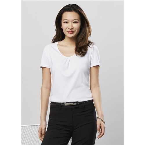Ladies Chic Top Easy Care