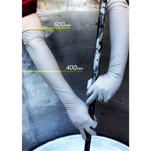 TGC Disposable Glove Nitrile Grey