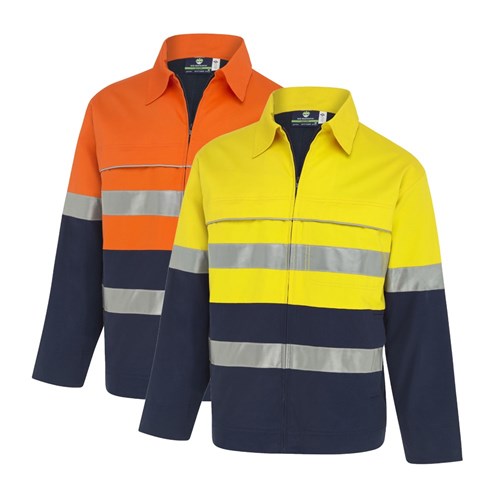 WS Workwear Hi-Vis Jacket with Reflective Tape