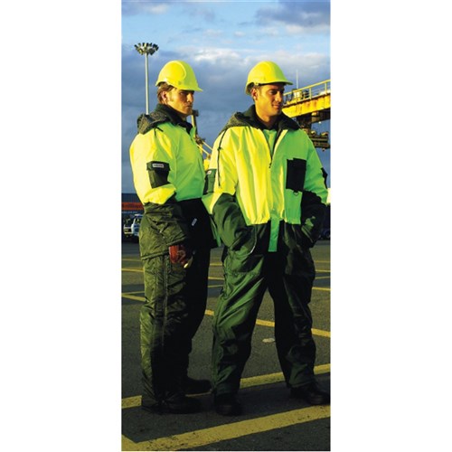 Freezer Coverall Green Yellow Size 3Xl