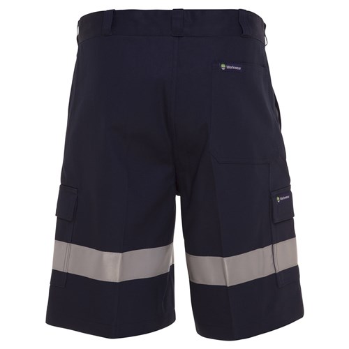 WS Workwear Mens Cargo Shorts with Reflective Tape