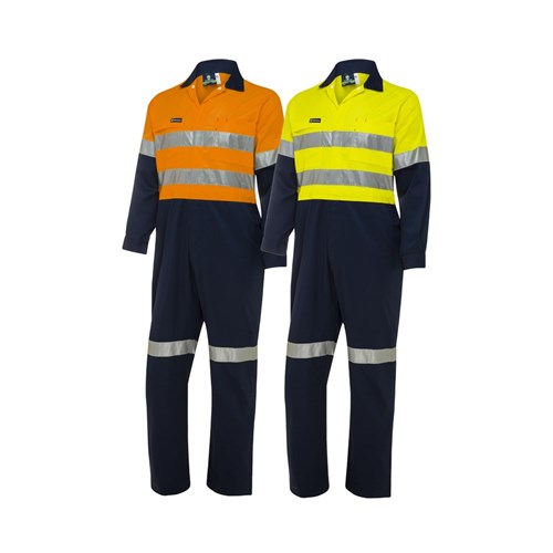 WS Workwear Hi-Vis Coverall with Reflective Tape