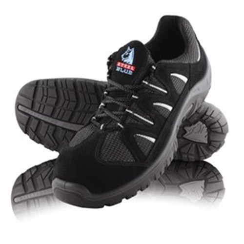 Steel Blue Adelaide Padded Black Size 10