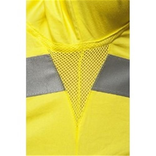 WS Workwear Koolflow Mens Hi-Vis Button-Up Shirt with Reflective Tape