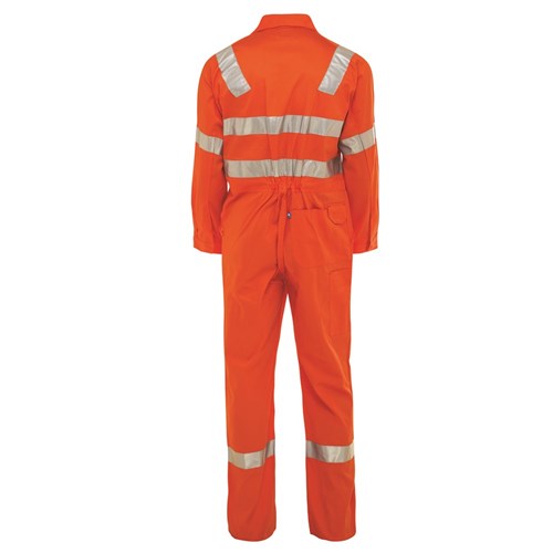 WS Workwear Hi-Vis Drill Coverall with Reflective Tape